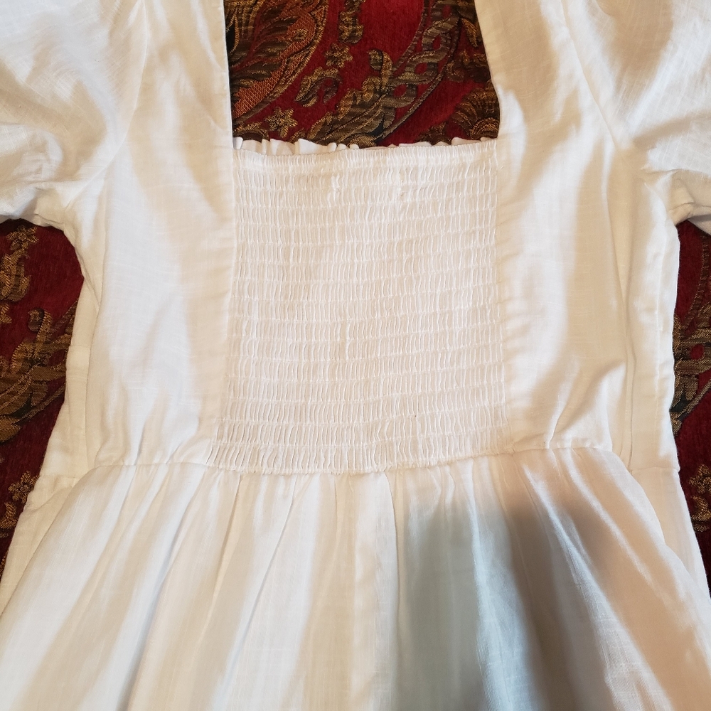 Elegant Altar'd StateWhite Long Sleeve Dress - Picture 8 of 14